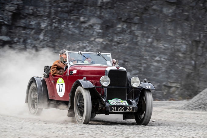 1931 Alvis 12/60 Beetleback on 2024 Vintage Shamrock rally, Ireland.