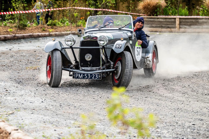 1939 HRG 1500 on the 2024 Vintage Shamrock rally, Ireland