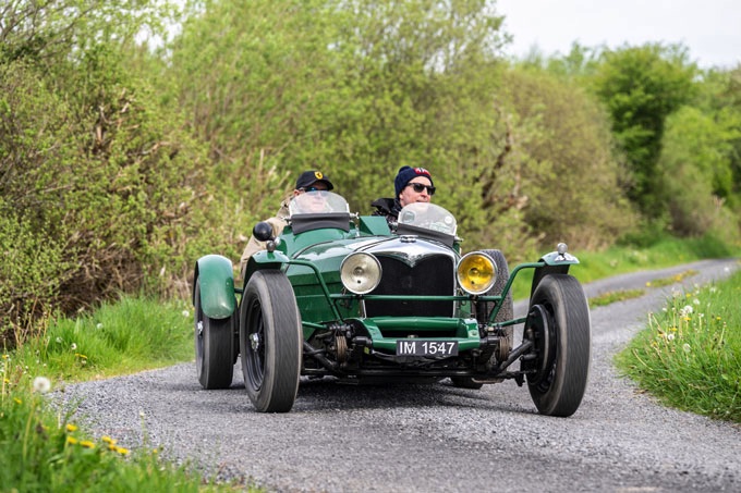 1937 Riley 12/4 on the 2024 Vintage Shamrock rally, Ireland 